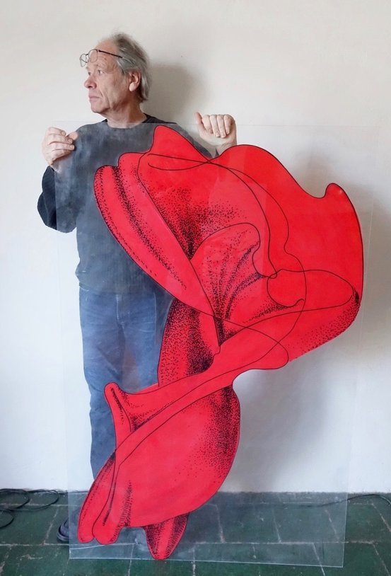 acryl sur plexi, 180 x 120 cm ; photo : Grieteke Boosma